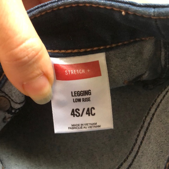 Express low rise skinny stretch leggings jeans - Picture 4 of 8